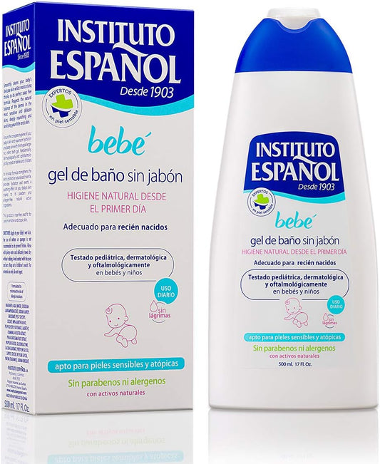 Instituto Espaol Baby Bath Gel Without Soap 500ml